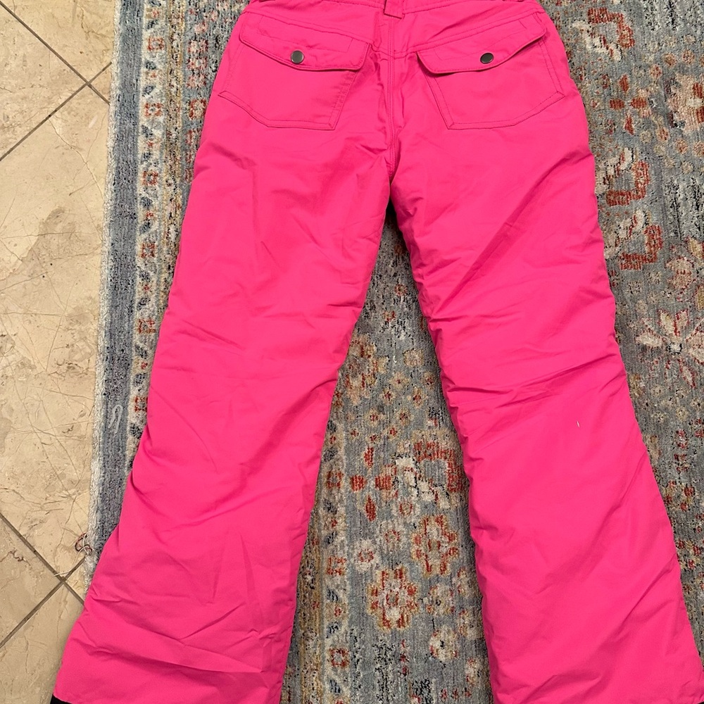 Bright Pink Snow Pants